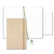 Carapace Medio Lined Recycled White Page Journal | https://www.bestnamebadges.com