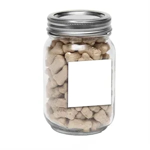 Pint Jar with Square Magnet | https://www.bestnamebadges.com
