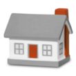 White, Gray And Red Home Stress Shape | https://www.bestnamebadges.com