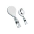 Tear Shape Retractable Badge Holder | https://www.bestnamebadges.com