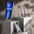 Portable Desktop Adjustable Metal Tablet Rack Phone Stand | https://www.bestnamebadges.com