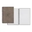 WireO Chia Grande White Lined Pg Journal | https://www.bestnamebadges.com