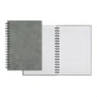 WireO Chia Grande White Lined Pg Journal | https://www.bestnamebadges.com