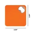 In Stock Custom Logo Promotional Beer Opener Coaster | https://www.bestnamebadges.com