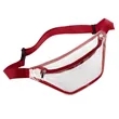 Custom Clear Fanny Pack With Zipper Pocket | https://www.bestnamebadges.com