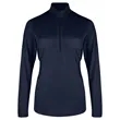 Ladies UV Micro Mesh Quarter Zip Pullover | https://www.bestnamebadges.com