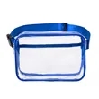 Clear Fanny Pack With Two Pockets | https://www.bestnamebadges.com