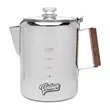 Stainless Steel Camping Percolator Coffee Pot 9cups | https://www.bestnamebadges.com