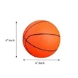 6 Inch Mini Inflatable Basketball | https://www.bestnamebadges.com