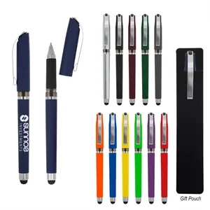 AVENDALE VELVET TOUCH STYLUS GEL PEN | https://www.bestnamebadges.com