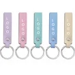 Classic Metal Leather Key Chain | https://www.bestnamebadges.com