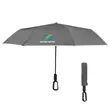 46" Arc Reflective Umbrella With Carabiner Handle | https://www.bestnamebadges.com