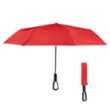 46" Arc Reflective Umbrella With Carabiner Handle | https://www.bestnamebadges.com