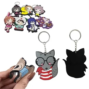 Custom Shaped PVC Keychains