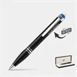MONTBLANC® Starwalker Ball Point Blue Translucent Dom Pen | https://www.bestnamebadges.com