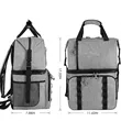 Large Double Layer Waterproof Box Proof Cooler Backpack | https://www.bestnamebadges.com