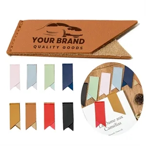 Handmade Leather Bookmark Corner Marker Clip Read Sign