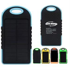 W/ Hiking Hook Wireless Solar Unlimited Charging Power Bank