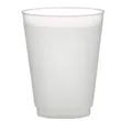 16Oz Party Cups Reusable Plastic Frosted Glass | https://www.bestnamebadges.com