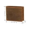 Top Grain Leather Men's Wallets | https://www.bestnamebadges.com
