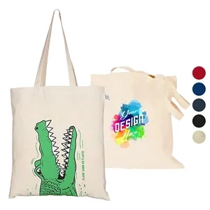 7 Oz. Cotton Canvas Tote Bag USA Decorated (15