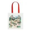 Custom Sublimated Non Woven Shopping Tote Bag | https://www.bestnamebadges.com