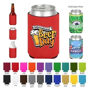 Economy Foam Can Cooler With Full Color Print
