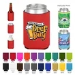 Economy Foam Can Cooler With Full Color Print | https://www.bestnamebadges.com