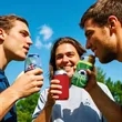 Economy Foam Can Cooler With Full Color Print | https://www.bestnamebadges.com