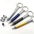 Multi-Function Keychain Six functions Tool Pen | https://www.bestnamebadges.com