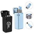 Reusable Folding Straws with Carrying Case | https://www.bestnamebadges.com