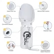 Portable Foldable Walking Dog Drinking Cup | https://www.bestnamebadges.com
