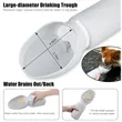 Portable Foldable Walking Dog Drinking Cup | https://www.bestnamebadges.com