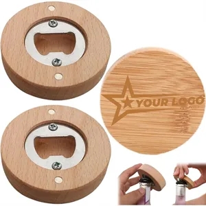 Wood Fridge Magnets Bottle Opener