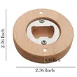 Wood Fridge Magnets Bottle Opener | https://www.bestnamebadges.com