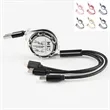 3 IN 1 USB Retractable  Multi Charging Cable | https://www.bestnamebadges.com
