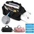 Large-Capacity Travel Duffel Bag with Shoe Compartment | https://www.bestnamebadges.com