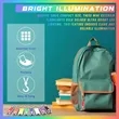 Mini LED Keychain Emergency Flashlight | https://www.bestnamebadges.com