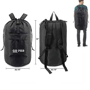 Large Washable Laundry Bag Backpack