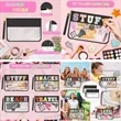 Nylon Clear Zipper Pouc | https://www.bestnamebadges.com