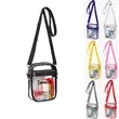 Clear Crossbody Bag with Adjustable Shoulder Strap | https://www.bestnamebadges.com