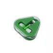 Portable Promotional Earbuds Triangle Case | https://www.bestnamebadges.com