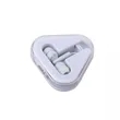 Portable Promotional Earbuds Triangle Case | https://www.bestnamebadges.com