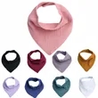Baby Triangular Bandana Drool Bibs | https://www.bestnamebadges.com
