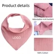 Baby Triangular Bandana Drool Bibs | https://www.bestnamebadges.com