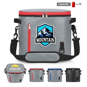 24 Can Insulated Waterproof Soft Sided Cooler Bag