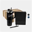 TiTUS® 30 oz Travel Mug, Executive Notebook & Pen Gift Set | https://www.bestnamebadges.com