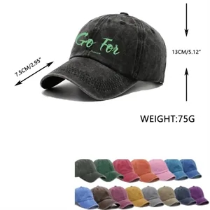 Washed Plain Baseball Cap