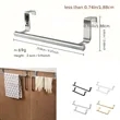 Stainless Steel Over Door Towel Rack Bar Holders | https://www.bestnamebadges.com