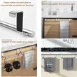 Stainless Steel Over Door Towel Rack Bar Holders | https://www.bestnamebadges.com